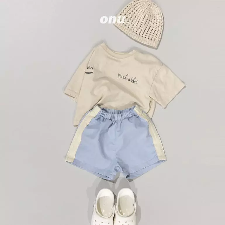 Onu - Korean Children Fashion - #childrensboutique - Tape Shorts - 10