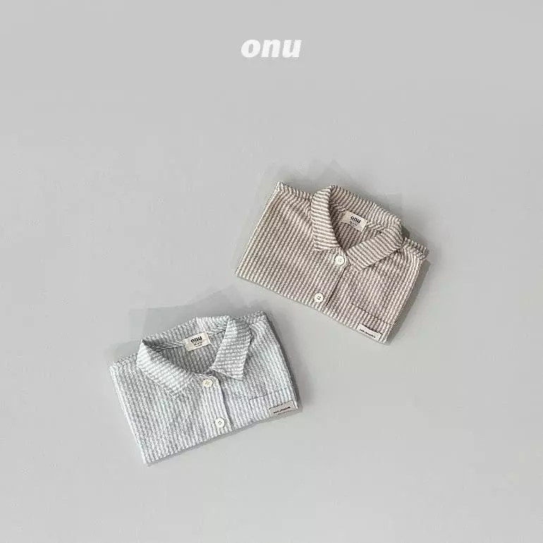 Onu - Korean Children Fashion - #prettylittlegirls - Stripes Shirt - 7