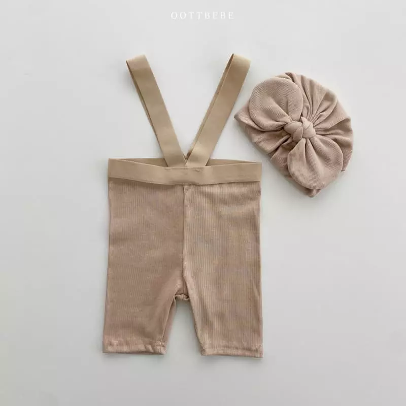 Oott Bebe - Korean Baby Fashion - #babyboutiqueclothing - Sticky Dungarees Leggings