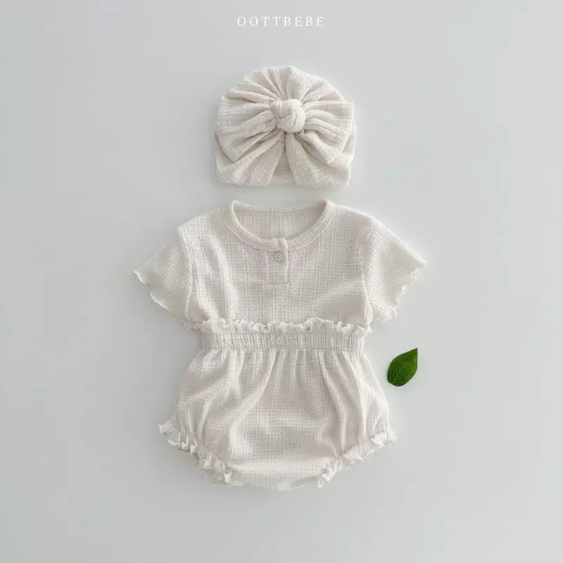 Oott Bebe - Korean Baby Fashion - #babyclothing - MD Bloomer Set - 2