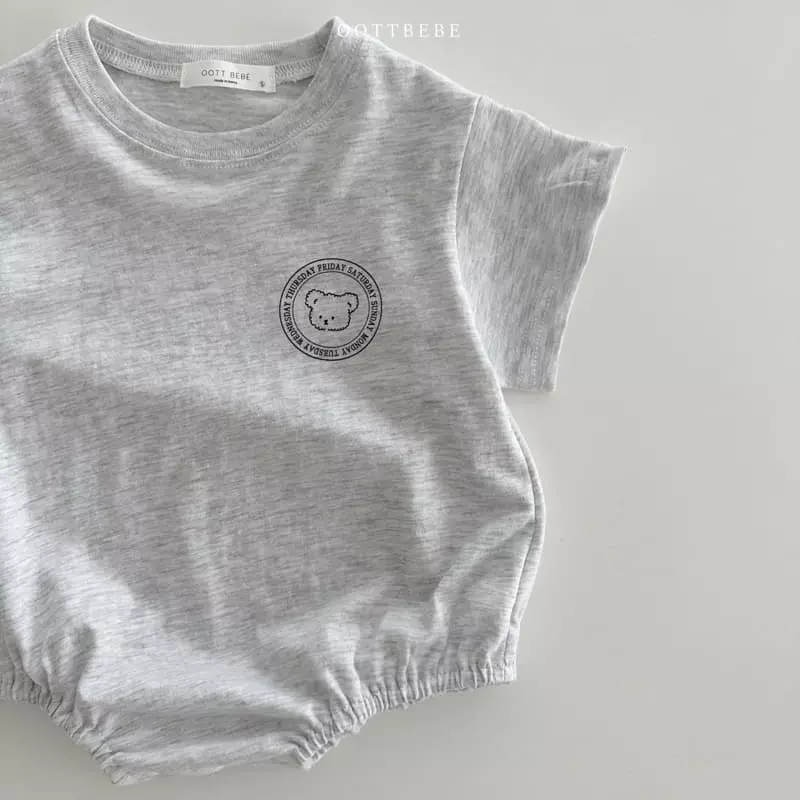 Oott Bebe - Korean Baby Fashion - #babyclothing - Lettering Bodysuit - 9