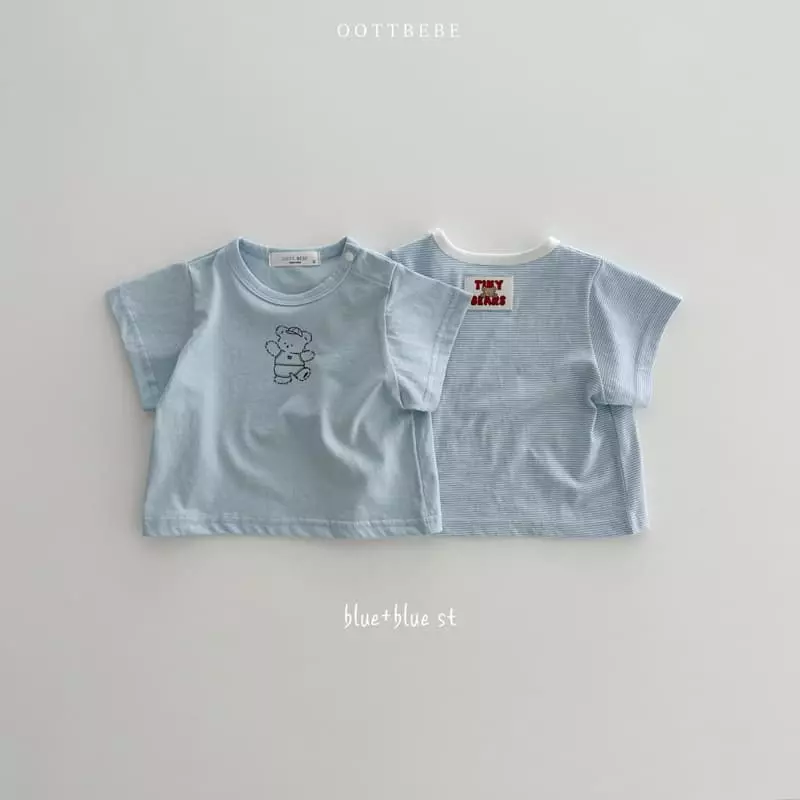Oott Bebe - Korean Baby Fashion - #babyclothing - Ggo Mi 1+1 Tee Baby - 6