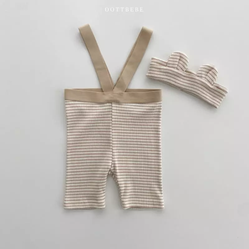 Oott Bebe - Korean Baby Fashion - #babyclothing - Tenten Dungarees Leggings
