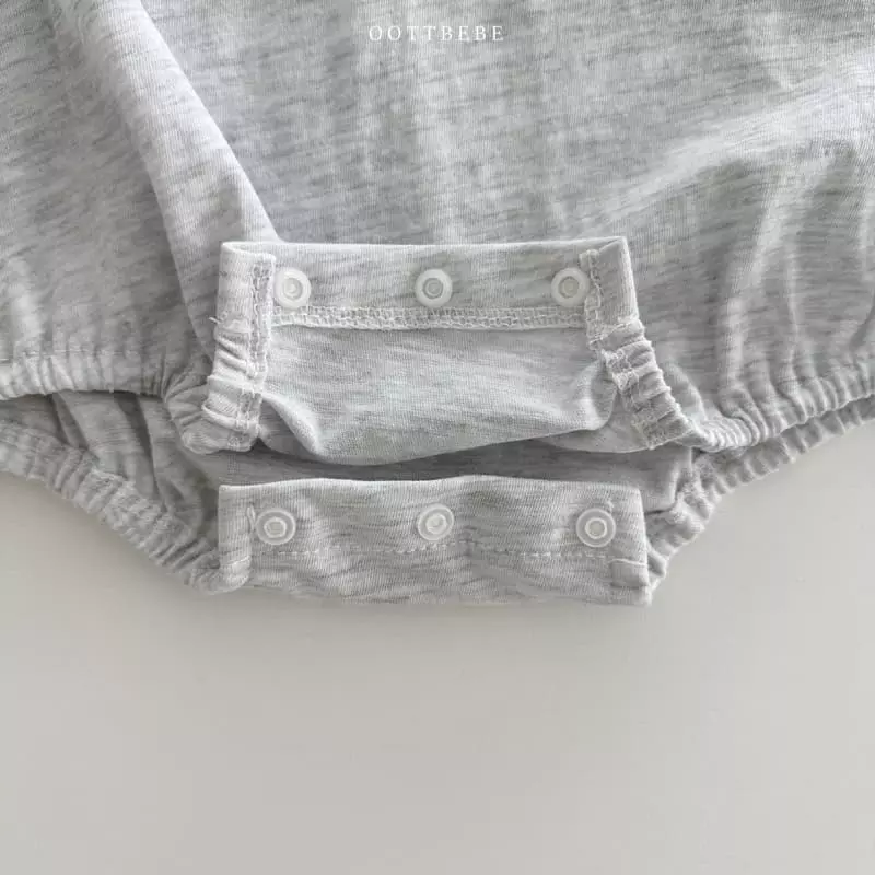 Oott Bebe - Korean Baby Fashion - #babyfever - Lettering Bodysuit - 11