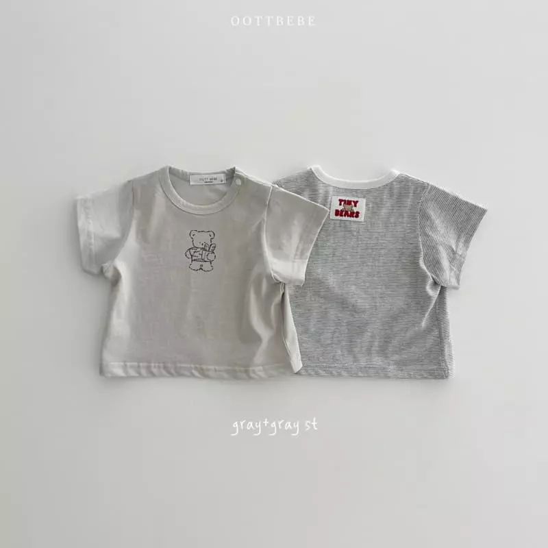 Oott Bebe - Korean Baby Fashion - #babyfever - Ggo Mi 1+1 Tee Baby - 8