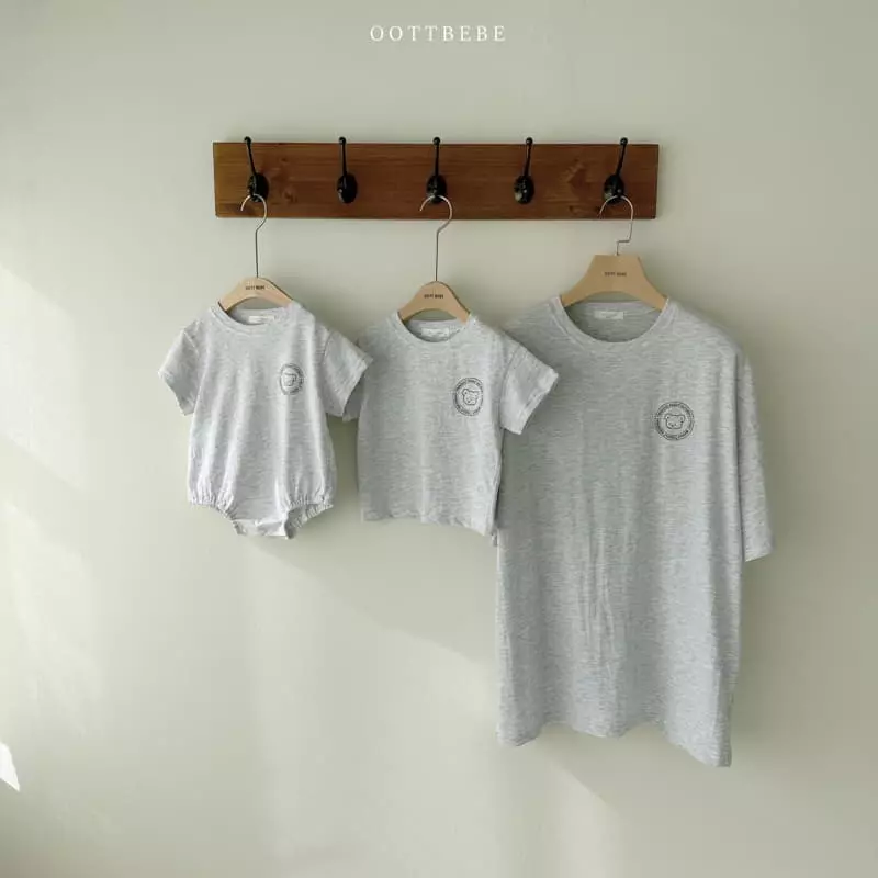 Oott Bebe - Korean Baby Fashion - #babygirlfashion - Lettering Bodysuit - 12