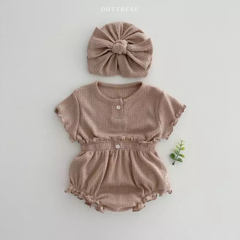 Oott Bebe - Korean Baby Fashion - #babyoninstagram - MD Ribbon Turban ~12m - 6