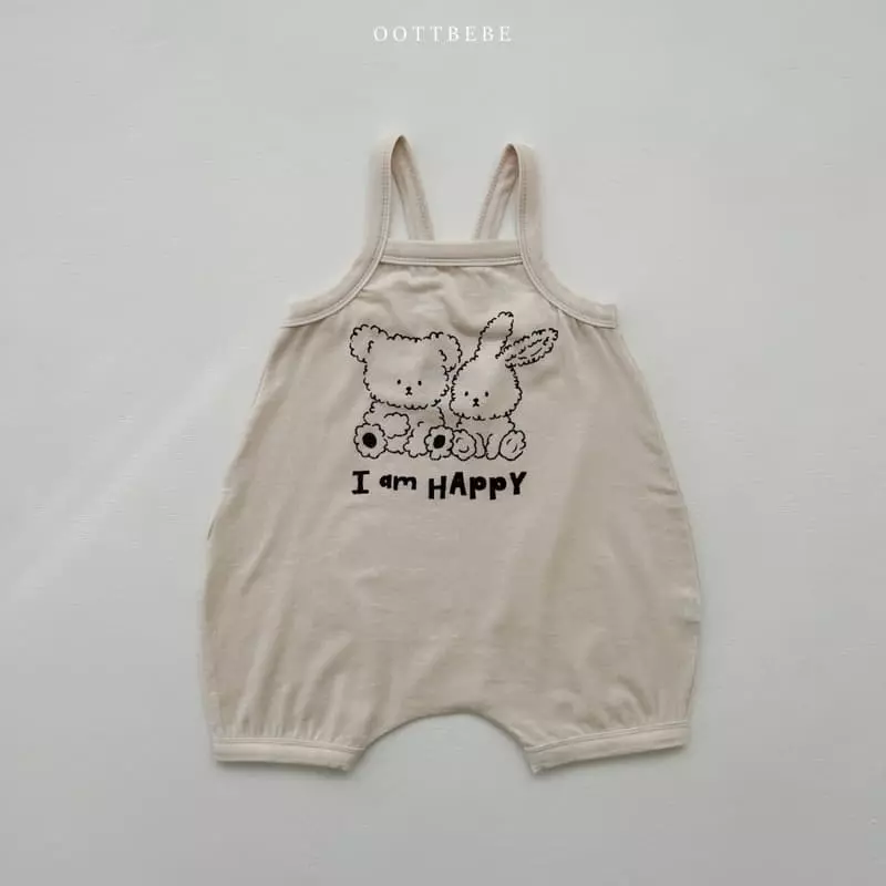 Oott Bebe - Korean Baby Fashion - #babyoninstagram - Marlang Sleeveless Bodysuit - 2