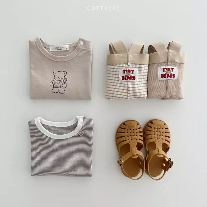 Oott Bebe - Korean Baby Fashion - #babyoninstagram - Ggo Mi 1+1 Tee Baby - 11