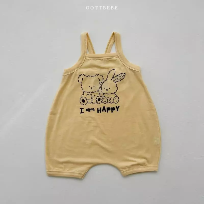 Oott Bebe - Korean Baby Fashion - #babyootd - Marlang Sleeveless Bodysuit - 3