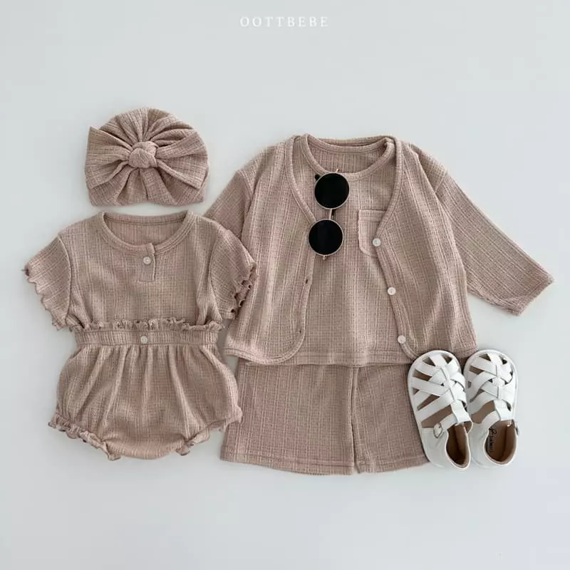 Oott Bebe - Korean Baby Fashion - #babyoutfit - MD Bloomer Set - 9