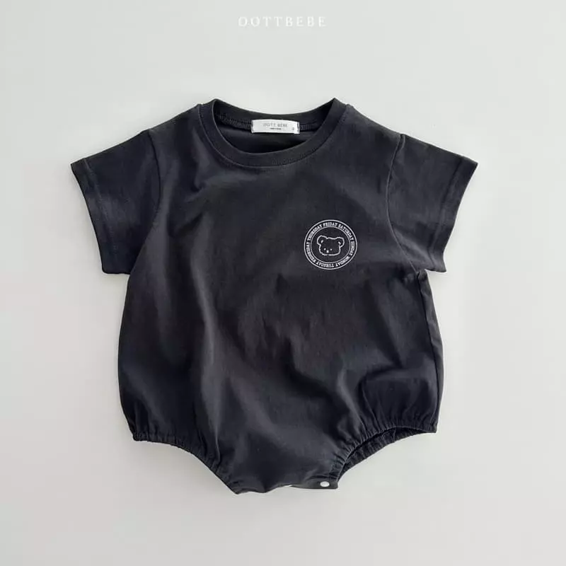 Oott Bebe - Korean Baby Fashion - #babywear - Lettering Bodysuit - 3