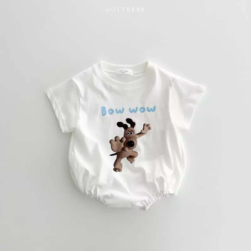 Oott Bebe - Korean Baby Fashion - #babywear - Bow Wow Bodysuit - 9