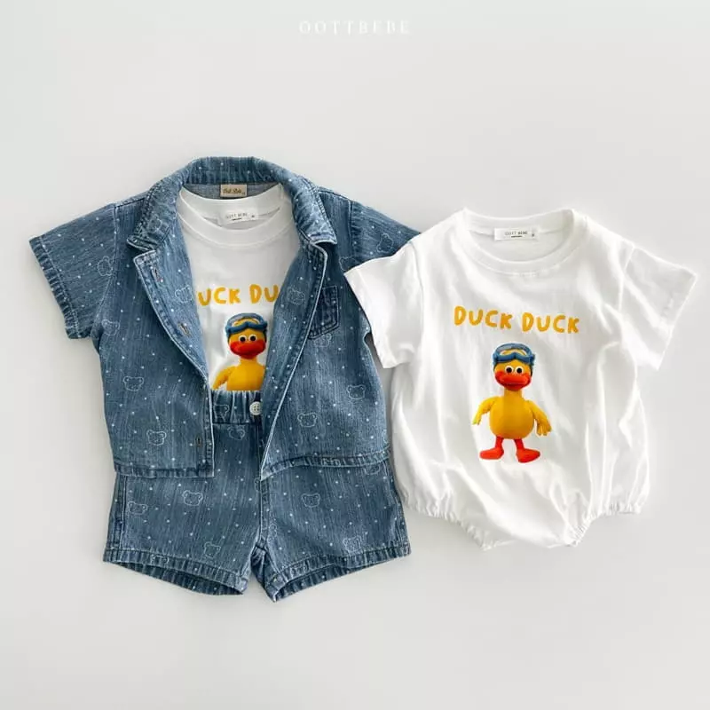 Oott Bebe - Korean Baby Fashion - #smilingbaby - Bow Wow Bodysuit - 12