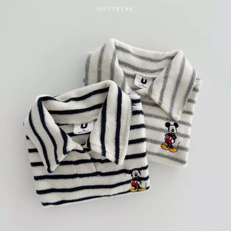 Oott Bebe - Korean Children Fashion - #Kfashion4kids - Terry M Collar Tee - 11