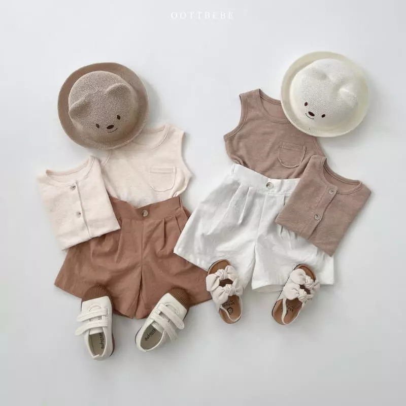 Oott Bebe - Korean Children Fashion - #childofig - Burmuda Pants - 7