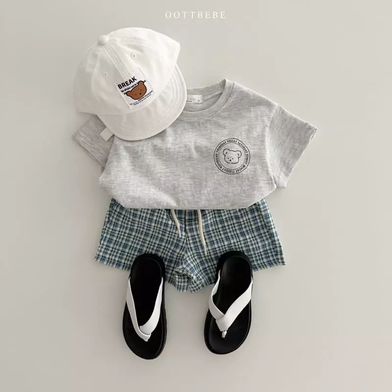 Oott Bebe - Korean Children Fashion - #childofig - Lettering Tee - 5