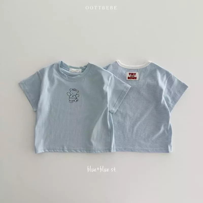 Oott Bebe - Korean Children Fashion - #childofig - Ggo Mi 1+1 Tee Kid - 6