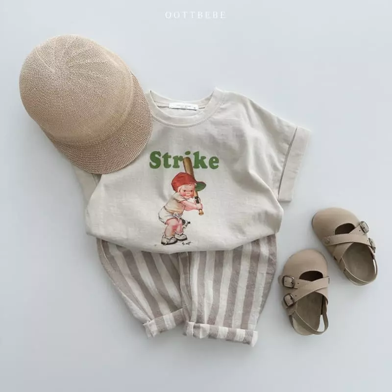 Oott Bebe - Korean Children Fashion - #designkidswear - Stripes Pants - 6