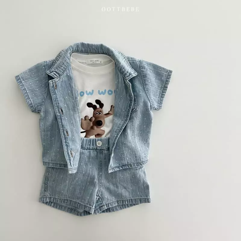 Oott Bebe - Korean Children Fashion - #discoveringself - Bow Wow Tee - 2
