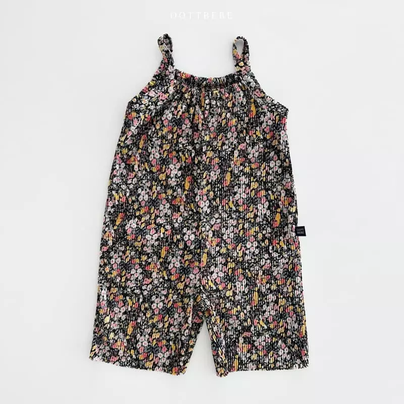 Oott Bebe - Korean Children Fashion - #discoveringself - Flower Pleats Overalls - 6