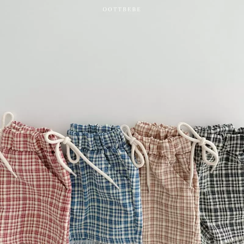 Oott Bebe - Korean Children Fashion - #fashionkids - Check Me Pants - 6