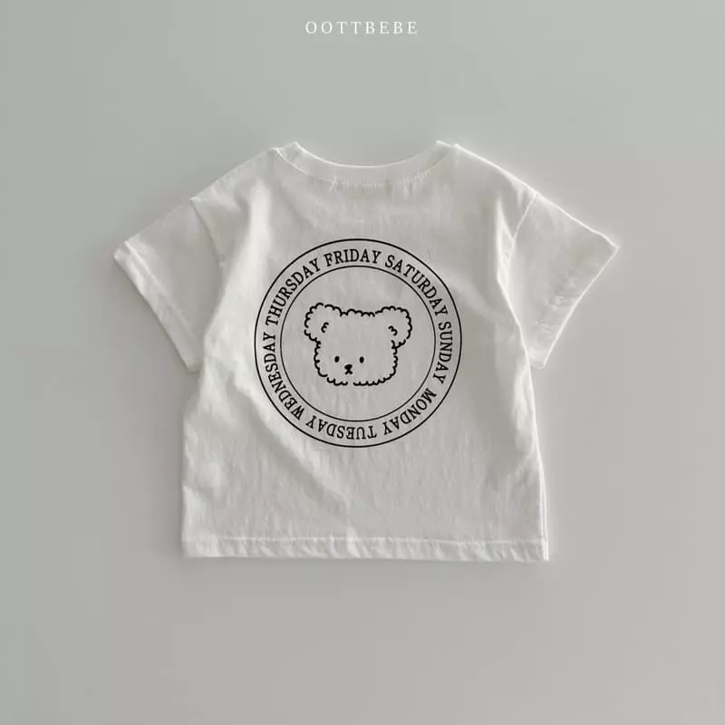 Oott Bebe - Korean Children Fashion - #fashionkids - Lettering Tee - 9