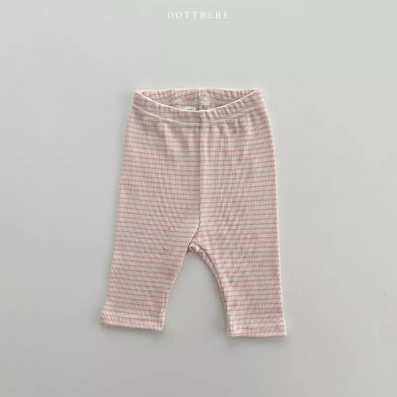 Oott Bebe - Korean Children Fashion - #fashionkids - Ten Ten Rib Leggings - 2