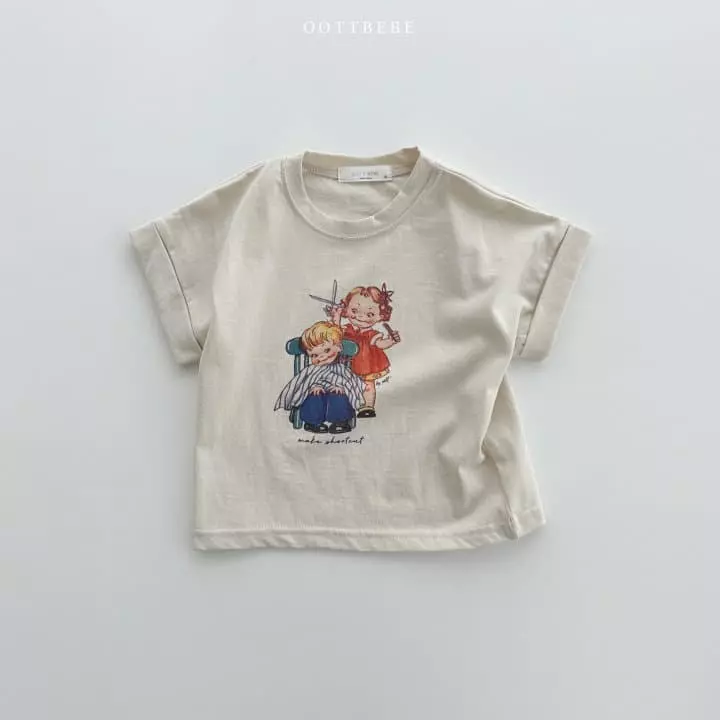 Oott Bebe - Korean Children Fashion - #fashionkids - Vintage Roll Up Tee - 2