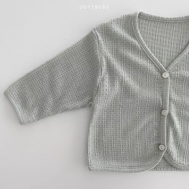 Oott Bebe - Korean Children Fashion - #kidsstore - MD Cardigan Tee Pants Set - 5