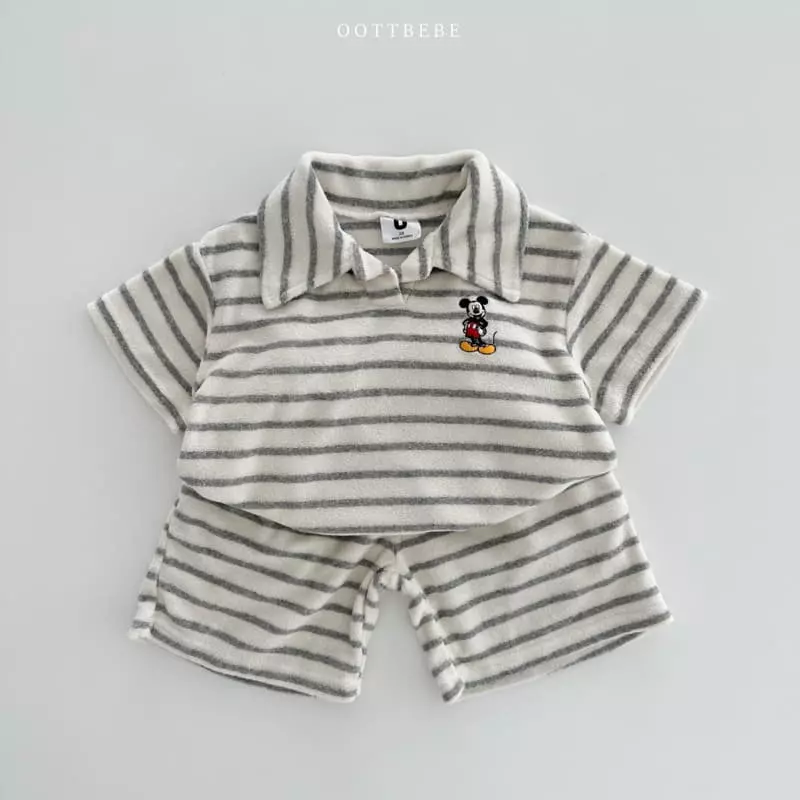 Oott Bebe - Korean Children Fashion - #littlefashionista - Terry Stripes Pants - 11