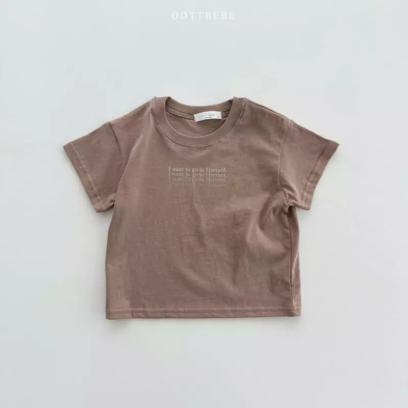 Oott Bebe - Korean Children Fashion - #littlefashionista - Havard Tee