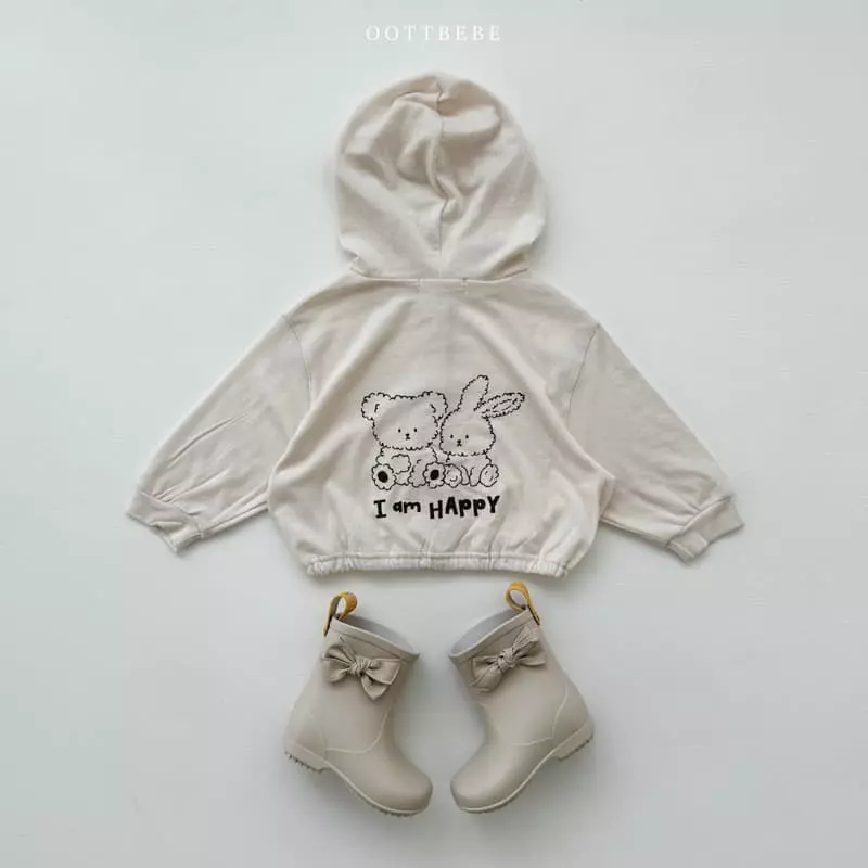 Oott Bebe - Korean Children Fashion - #magicofchildhood - Marlang Hoody Zip-up - 3
