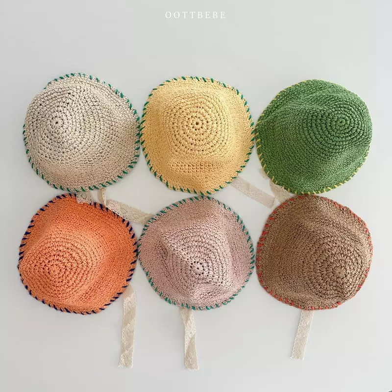 Oott Bebe - Korean Children Fashion - #magicofchildhood - Color Straw Hat - 12