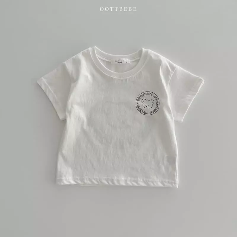 Oott Bebe - Korean Children Fashion - #minifashionista - Lettering Tee - 2
