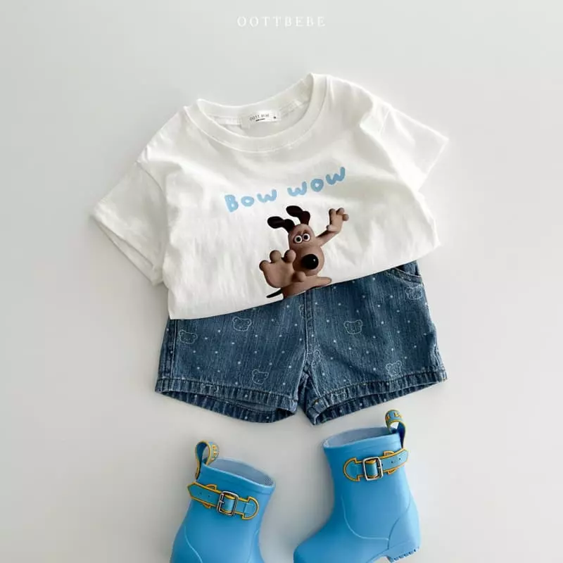 Oott Bebe - Korean Children Fashion - #minifashionista - Bow Wow Tee - 10