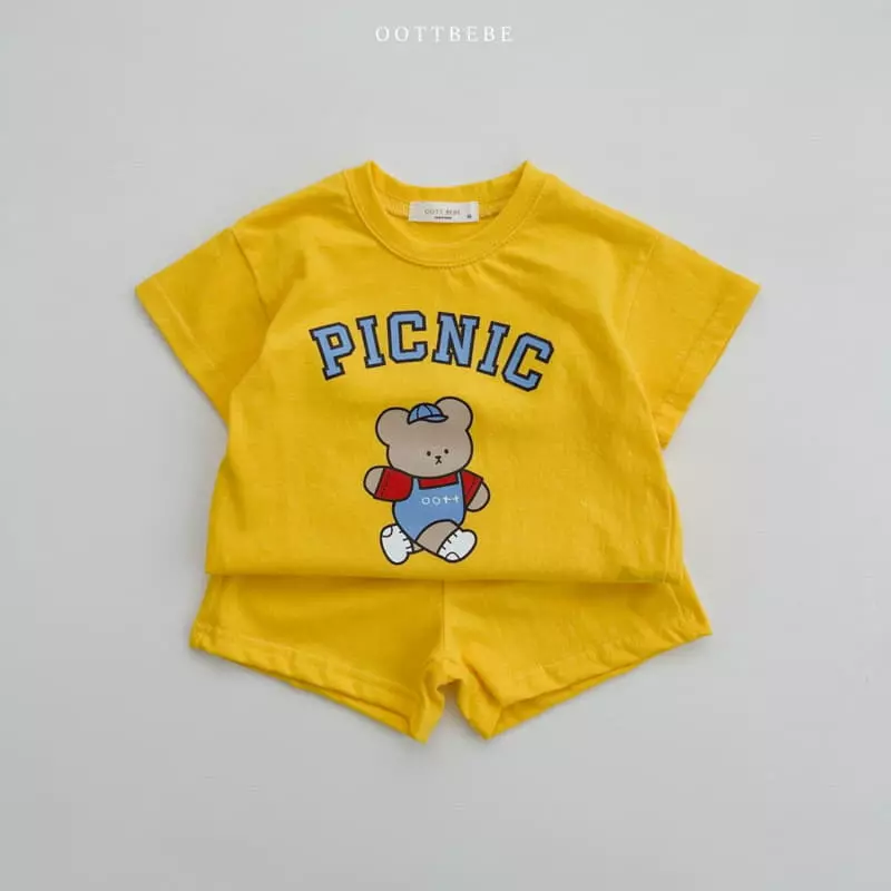 Oott Bebe - Korean Children Fashion - #prettylittlegirls - Summer Picnic Top Bottom Set - 11