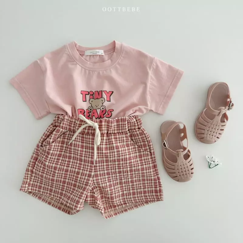Oott Bebe - Korean Children Fashion - #stylishchildhood - Check Me Pants