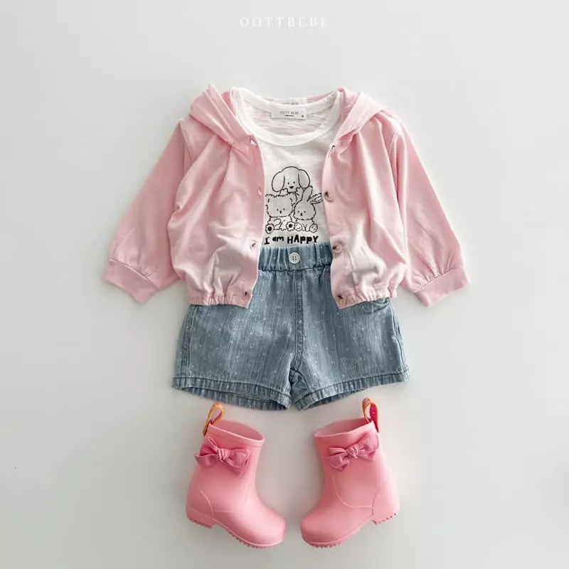 Oott Bebe - Korean Children Fashion - #prettylittlegirls - Slub Happy Sleeveless - 4