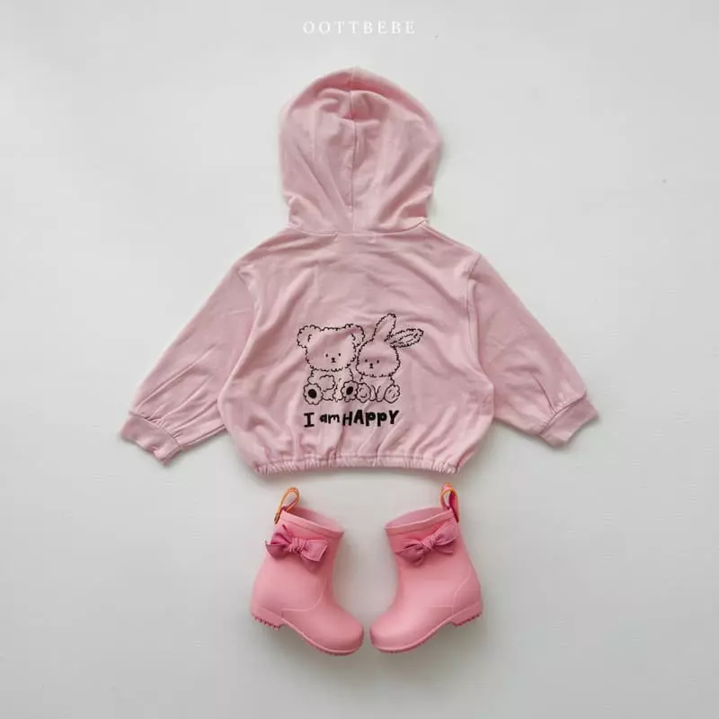 Oott Bebe - Korean Children Fashion - #toddlerclothing - Marlang Hoody Zip-up - 7