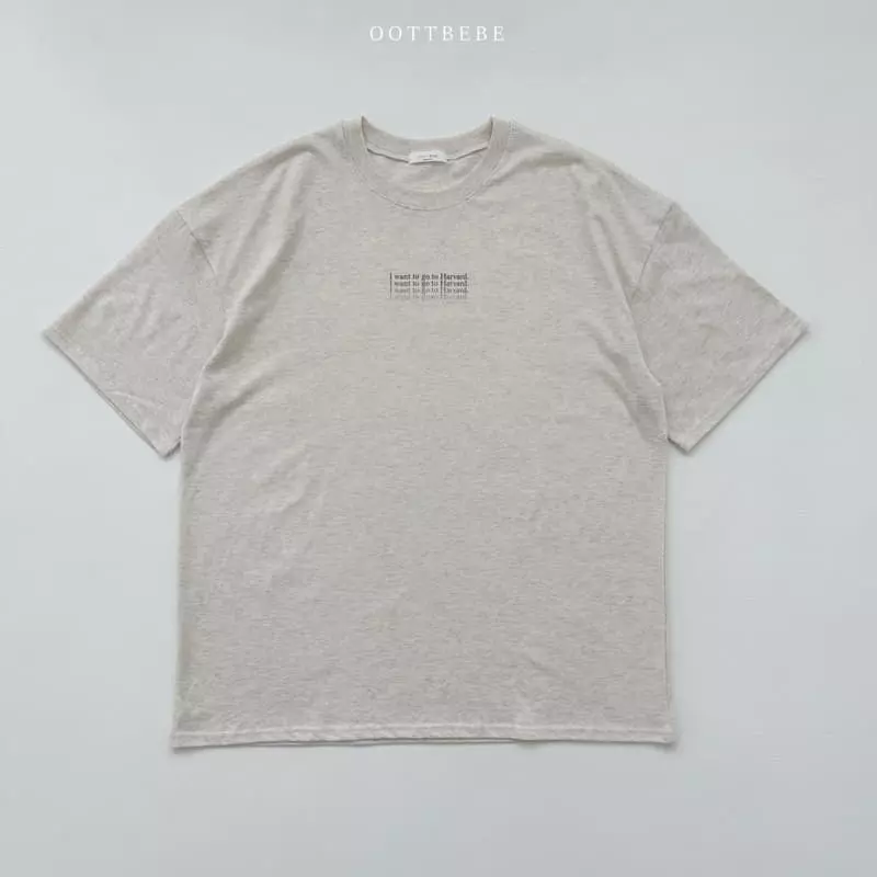 Oott Bebe - Korean Women Fashion - #pursuepretty - Havard Mom Tee - 5