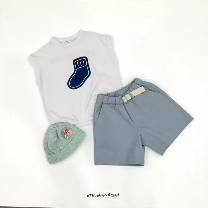 Otr - Korean Children Fashion - #prettylittlegirls - Socks Cap Sleeveless Tee - 2