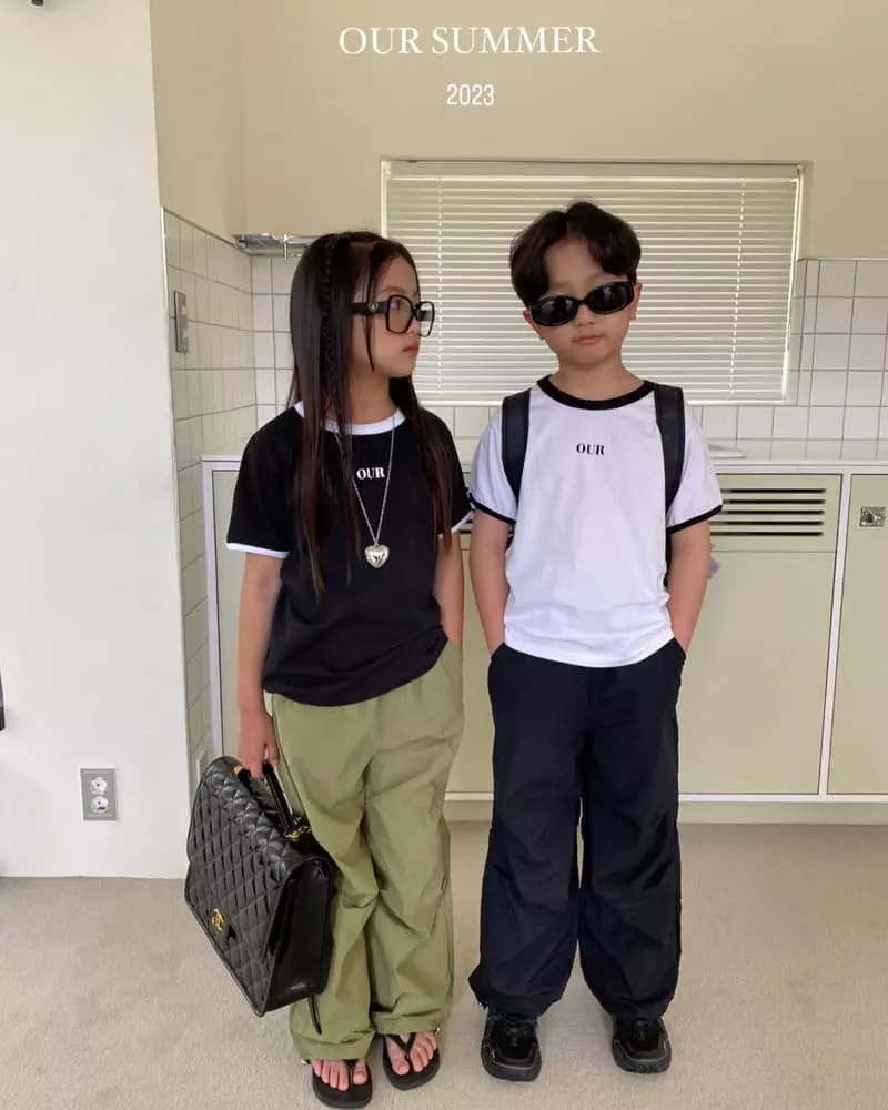 Our - Korean Children Fashion - #Kfashion4kids - Piping Tee - 2