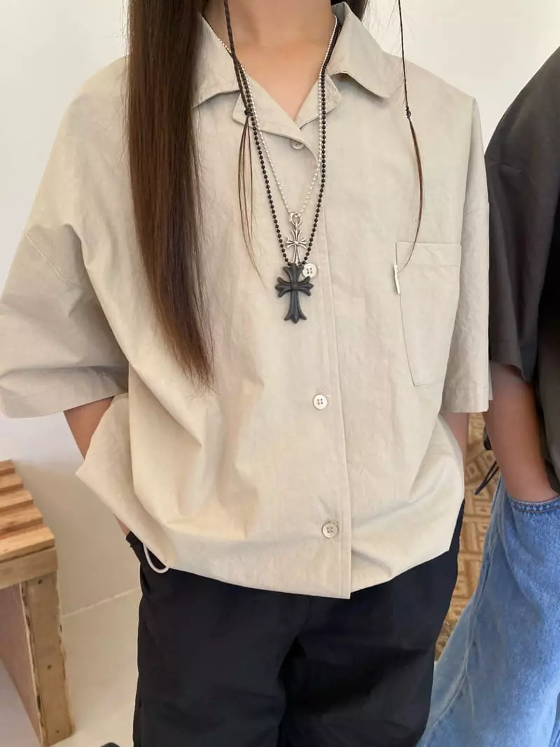 Our - Korean Children Fashion - #designkidswear - String Shirt