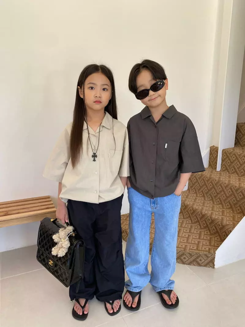Our - Korean Children Fashion - #discoveringself - String Shirt - 2