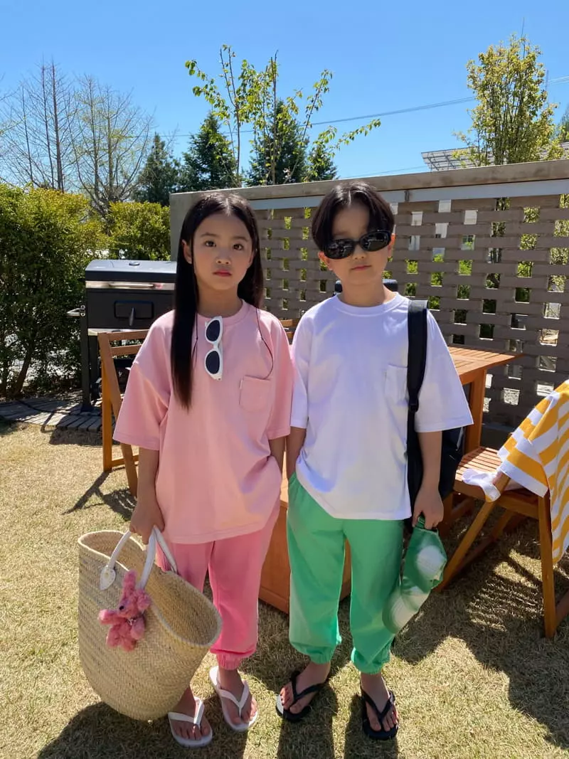 Our - Korean Children Fashion - #kidsshorts - Our Collect Pocket Tee - 3