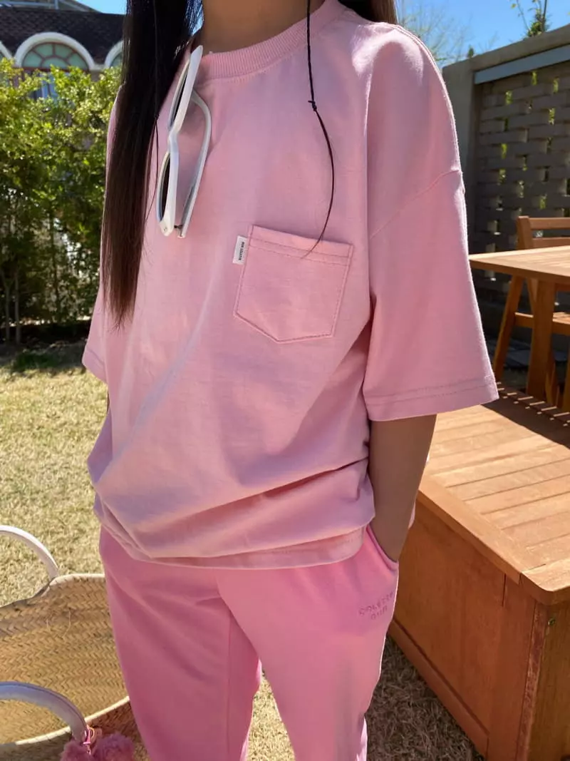 Our - Korean Children Fashion - #kidsshorts - Our Collect Pocket Tee - 4