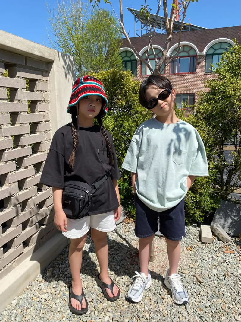 Our - Korean Children Fashion - #magicofchildhood - Our Collect Pocket Tee - 8