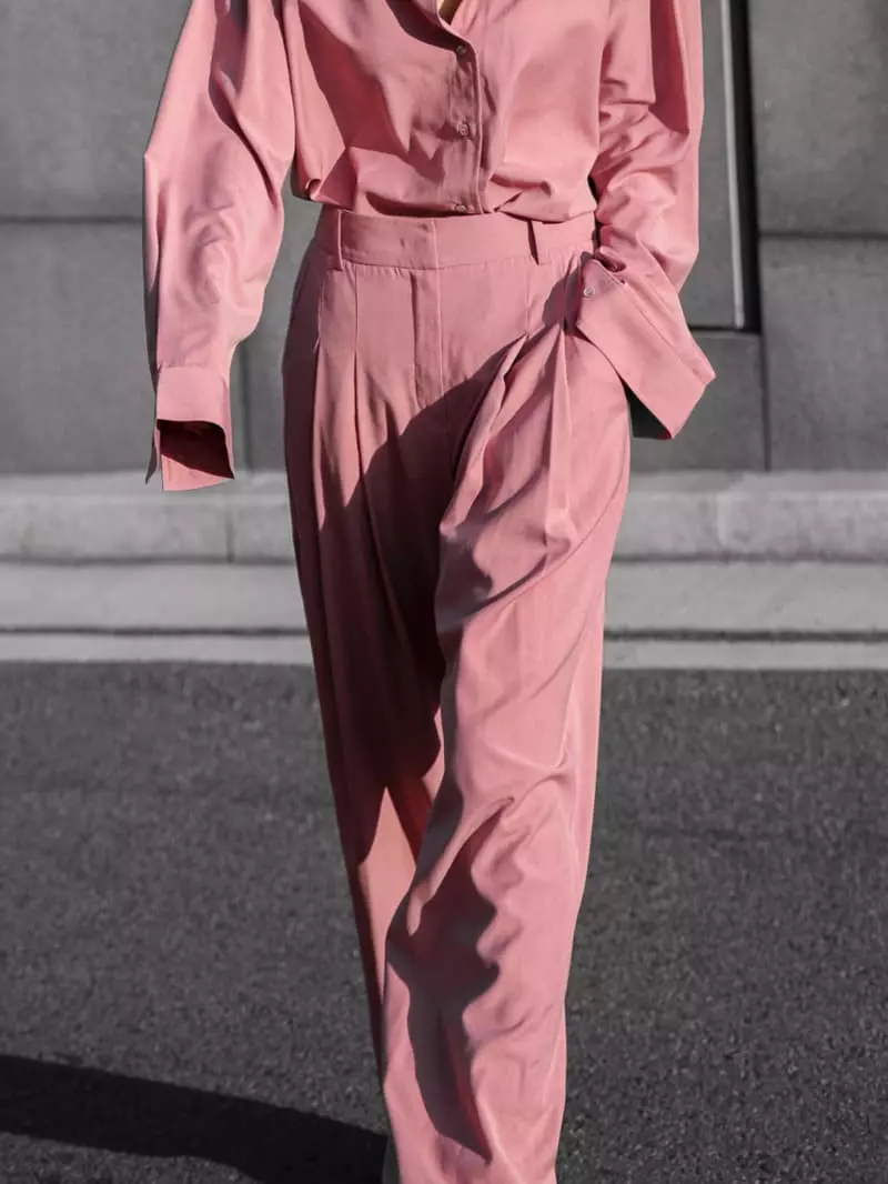 Paper Moon - Korean Women Fashion - #momslook - Maxi Length Wide Pin Tuck Trouses - 3