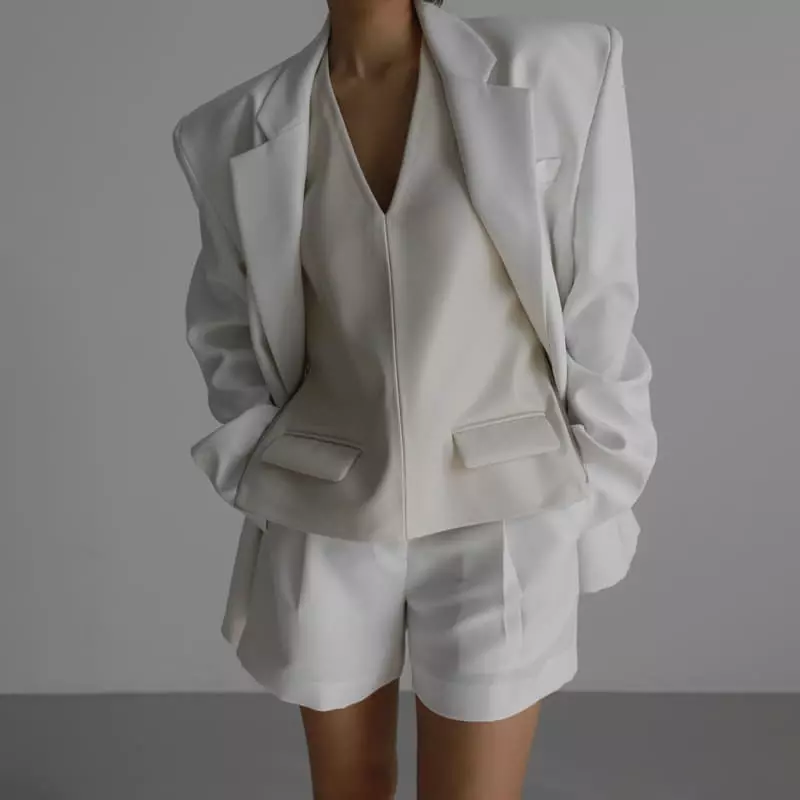 Paper Moon - Korean Women Fashion - #womensfashion - Classic Pleated Detail Shorts - 7